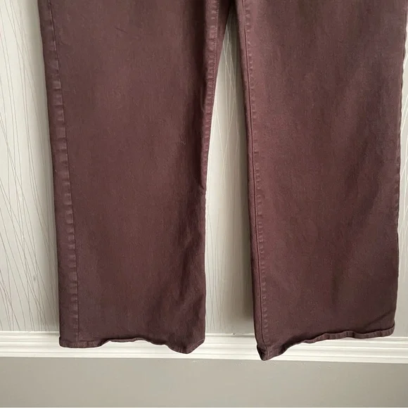 LOFT the Wide Leg Jeans Womens size 12/31 Brown - Picture 3 of 9